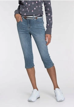 KangaROOS Capri-Jeans Gürtel ligth blue u