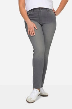 Angel of Style Röhrenjeans Emma Slim Fit Stretchkomfort mittelgrau