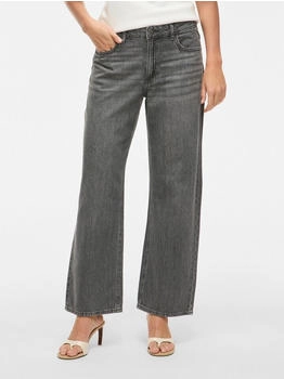 Vila VIPALMA RW WIDE Jeans grau denim