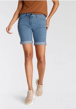 Arizona Jeans Jeansbermudas Passform kurze Beinform hohe Leibhöhe bleached