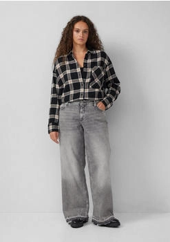 s.Oliver Jeans Slim Fit Mid Rise Wide Leg grau 2176516 93Z7