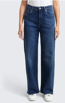 Tom Tailor Denim Linou Jeans Wide Leg High Waist Heavy Washed navy