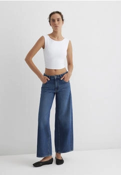 Mavi Siena Flared Jeans High Waist Heavy washed blue denim
