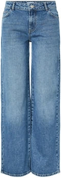 Pieces PCSELMA Wide Leg Jeans Light Washed blau