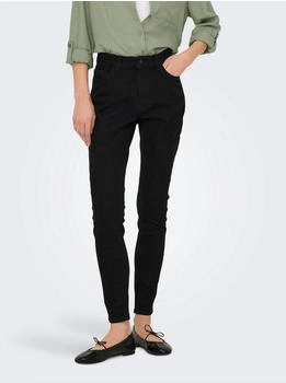 Jacqueline de Yong Moon HW Skinny Jeans black denim