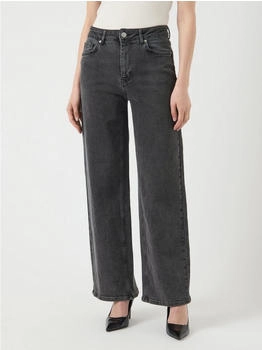 Y.A.S YASROSIE Jeans High Waist Regular Fit grey denim