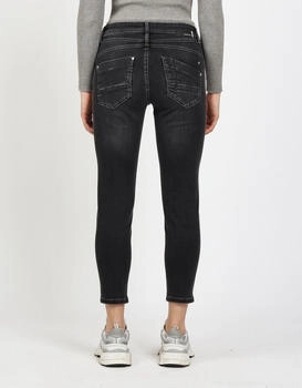 Gang Amelie Relax-fit Jeans mit Used-Effekten winter grey wash