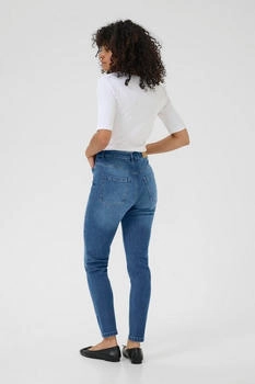 Kaffe Willow Jeans Skinny High Waist Heavy washed blue denim