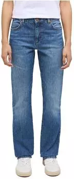 MUSTANG Crosby Relaxed Straight Jeans Used Look (1013594) blau