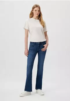 Mavi Bella Bootcut Jeans Heavy washed blau