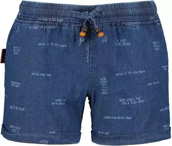 Alife & Kickin JaneAK B Shorts dark denim/schwarz denim