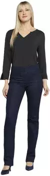 Not Your Daughter's Jeans Marilyn Straight Pull-On Jeans (MDNMMS2665) rinse