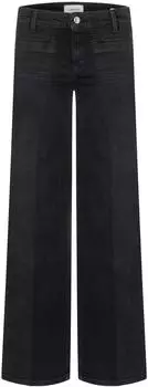 Cambio Tess Flared Leg Jeans Used Look (782331-0001-00420) schwarz