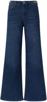 s.Oliver Jeans Suri / Regular Fit / Mid Rise / Wide Leg / Schmuck-Detail / blau 2170313.58Z3.