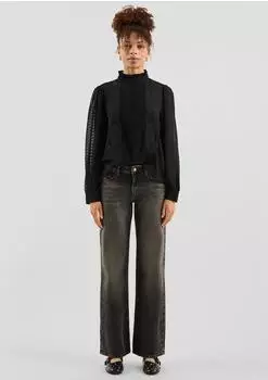 s.Oliver Jeans Catie/Mid Rise/Wide Leg / grau 2174158.97Z9.