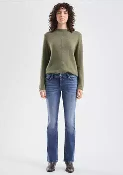 s.Oliver Jeans Catie / Slim Fit / Mid Rise / Bootcut Leg / blau 2174464.57Z7.
