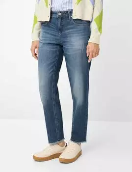 BRAX Damen Five-Pocket-Hose Style MILEY S USED MID BLUE denim blau Gr. (097402_9924120_26)