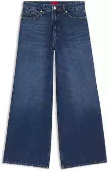 HUGO Jeans aus festem blauem Denim mit weitem Beinverlauf Style Geredith 50553175 Blau /