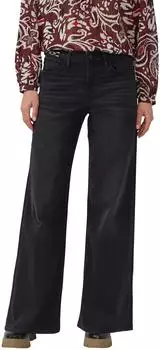 s.Oliver Jeans Suri / Regular Fit / Mid Rise / Wide Leg / Schmuck-Detail / grau 2170313.98Z3.