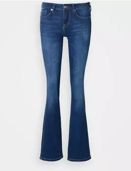 Pepe Jeans Bootcut LW Bootcut Jeans Used Look (86395028) used mid blue