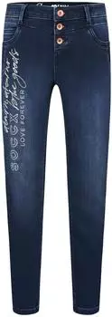 Soccx Slim-fit Jeans mit normaler Leibhöhe dark blue jogg