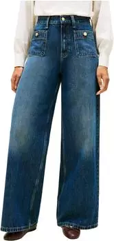 Tommy Hilfiger DNM MINE 70'S WIDE LEG HW High-Waist Jeans Heavy Washed (THSc1mq001000011) blue denim