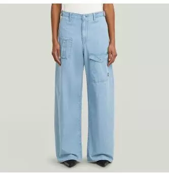 G-Star Belted Cargo Loose Jeans blue denim