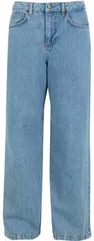 DEF Sweatpants Stoffhose blue denim/washed