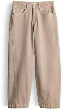 Opus Lolah Edgy Barrel Jeans Light Washed salted caramel/beige