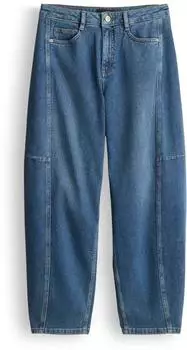 Opus Lolah Vision Barrel Jeans blau