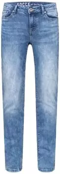Soccx Regular-fit-Jeans mit normaler Leibhöhe (88204031) blau