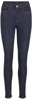 Vila Visarah Mid Waist Skinny Jeans dunkelblau