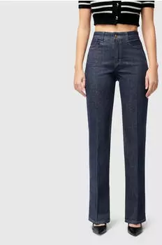 MAC Laura Bootcut Jeans blau
