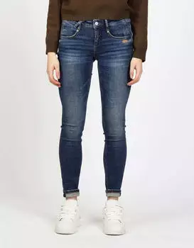Gang 94NELE Skinny-fit-Jeans Heavy washed blue denim