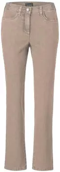 GOLDNER Anna Stoffhose Kurz Größe beige