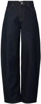 Pieces Grace MW Barrel Fit Jeans (17165934) dunkelblau
