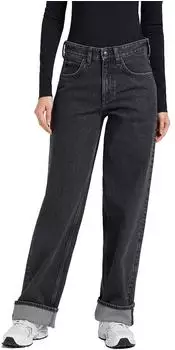Lee Rider Loose Jeans, Loose Straight Fit (L32V) grau