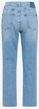 BRAX Damen Five-Pocket-Hose Style MADISON S TWO TONES BRIGHT SEA denim hellblau Gr. (096012_9913720_28)