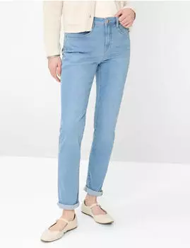 BRAX Damen Five-Pocket-Hose Style MARY USED LIGHT BLUE denim hellblau Gr. (097002_9928820_19)