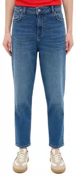 MUSTANG Charlotte Tapered Mom-Jeans mittelblau