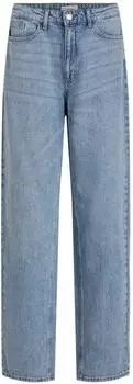 Vila VIKELLY High Waist Straight Fit Jeans (14084730) light blue denim/wash lbd065