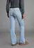 Arizona Jeans Bootcut-Jeans mit Gummizugeinsatz hohe Leibhöhe used look