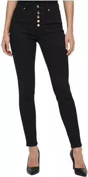 Tazzio Skinny Fit High Waist Stretch 5-Pocket Style (F136) schwarz