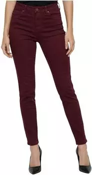 Tazzio Skinny Fit High Waist Stretch 5-Pocket Style (F138) bordeaux