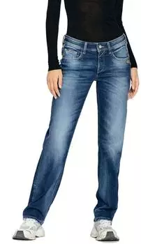 Gang 94Amelie Wide Jeans Destroyed Look Relaxed Fit (38113914) blue denim