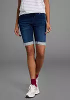Arizona Jogg-Jeansbermudas hohe Leibh&ouml;he, krempelbare Beinabschl&uuml;sse,...