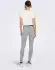 Only Power Mid Push Up Skinny Fit Jeans light grey denim