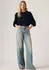 Levi's 's XL Gerade geschnittene Jeans in heller Waschung-Blau (A8701-0042)