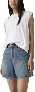 Levi's High Rise Baggy Shorts (A93110017) stop flaxing short blau