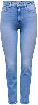 Only Emily HW Straight Fit Jeans (15365466) blue denim